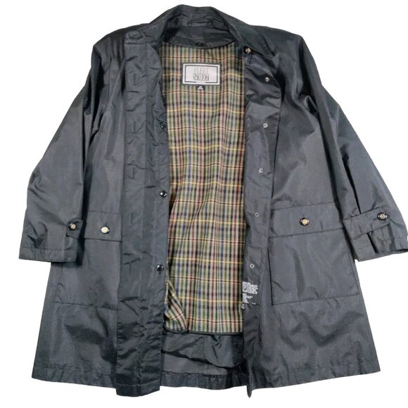 Vintage Fleet Street Women's 14P Jacket Medium Long Rain Coat Removable Lining - Picture 2 of 16